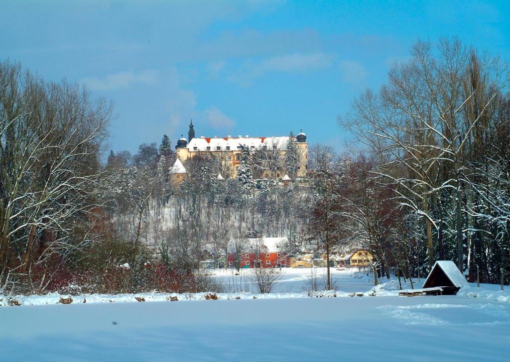 Apartments Haus Morgensonne v zime