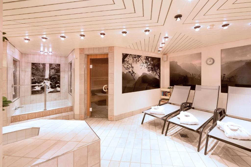 Posezení v ubytování Romantik Hotel Säntis