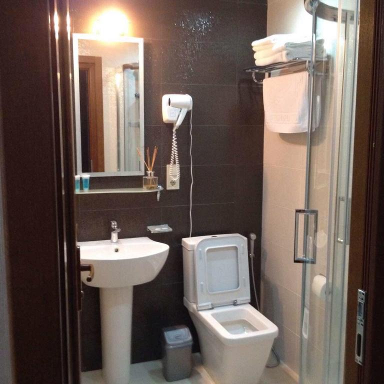Koupelna v ubytování David APT on Bakuriani Orbi Palace
