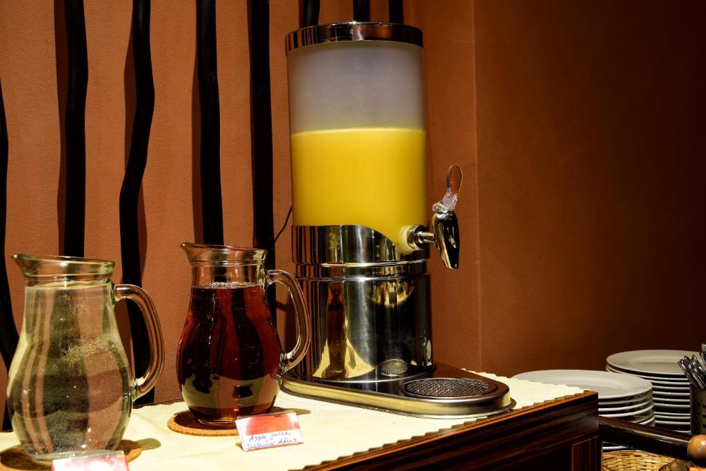 Nápoje v ubytování Afrika Hotel Frýdek-Místek