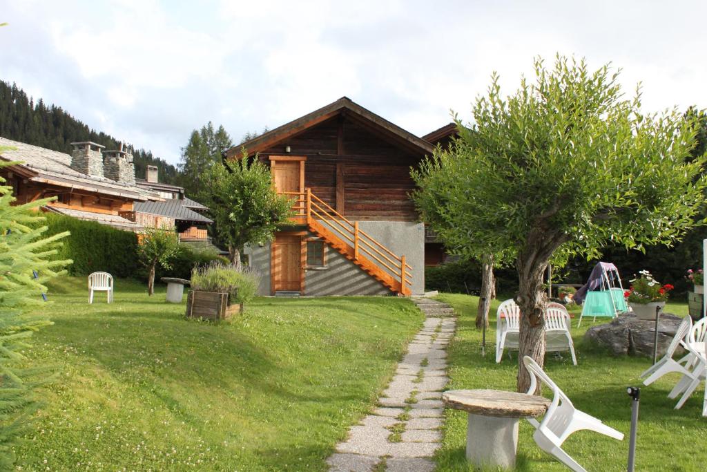 Zahrada ubytování Hotel de la Poste Verbier