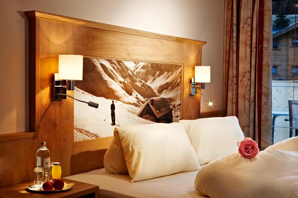 Postel nebo postele na pokoji v ubytování Hotel Elisabeth Superior Sölden