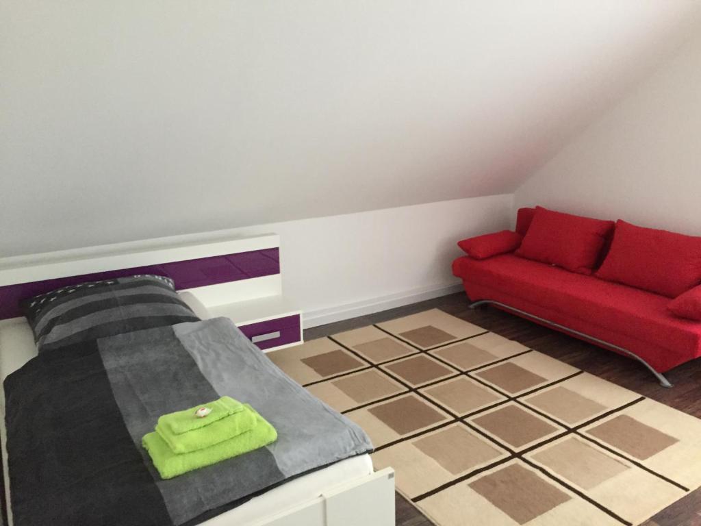 Posezení v ubytování Ferienwohnung Vetter
