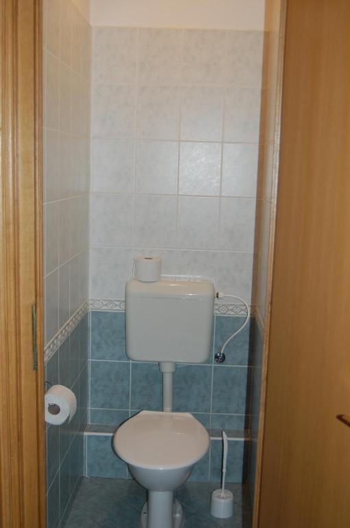 Koupelna v ubytování Penzion U Zvonu