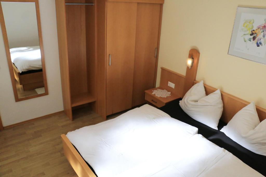 Postel nebo postele na pokoji v ubytování Beim Gangl