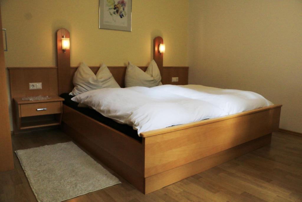 Postel nebo postele na pokoji v ubytování Beim Gangl