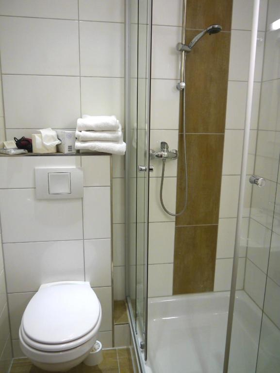 Koupelna v ubytování Hotel und Weingut Karlsmühle