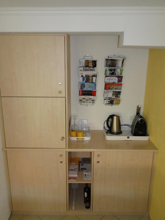 Kuchyň nebo kuchyňský kout v ubytování B&B Siglistorf