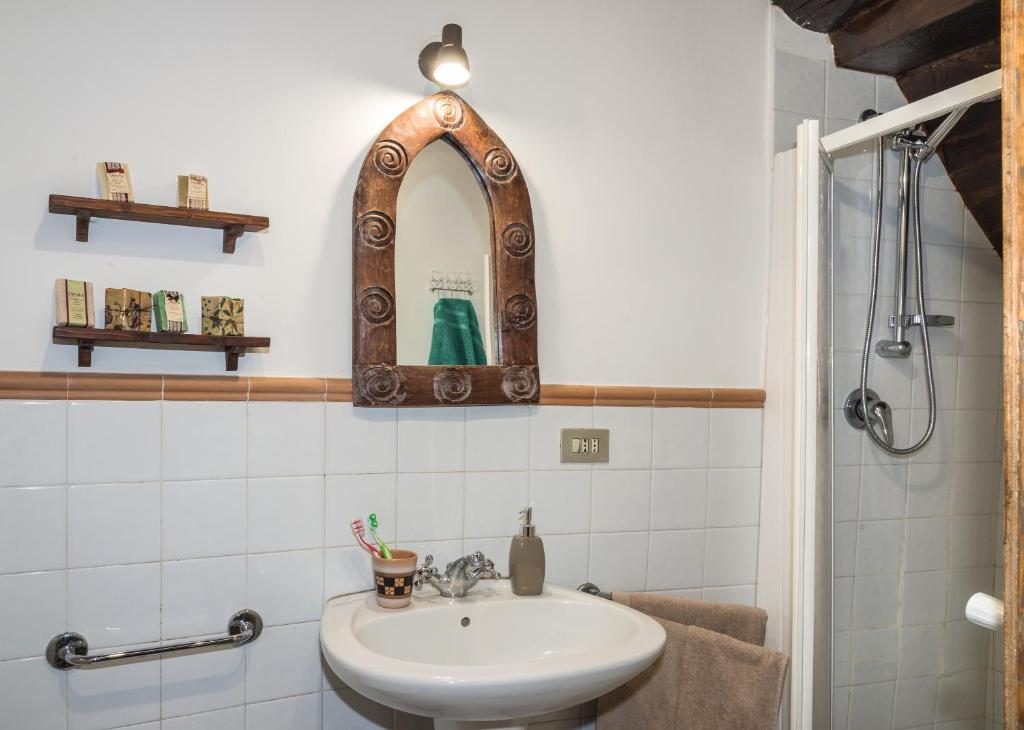 Kúpeľňa v ubytovaní Casa Roma