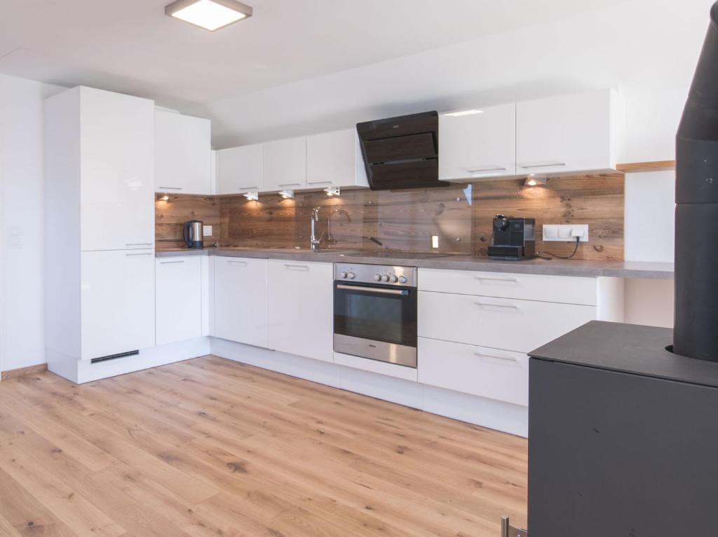 Kuchyňa alebo kuchynka v ubytovaní Apartment Pötzelberghof