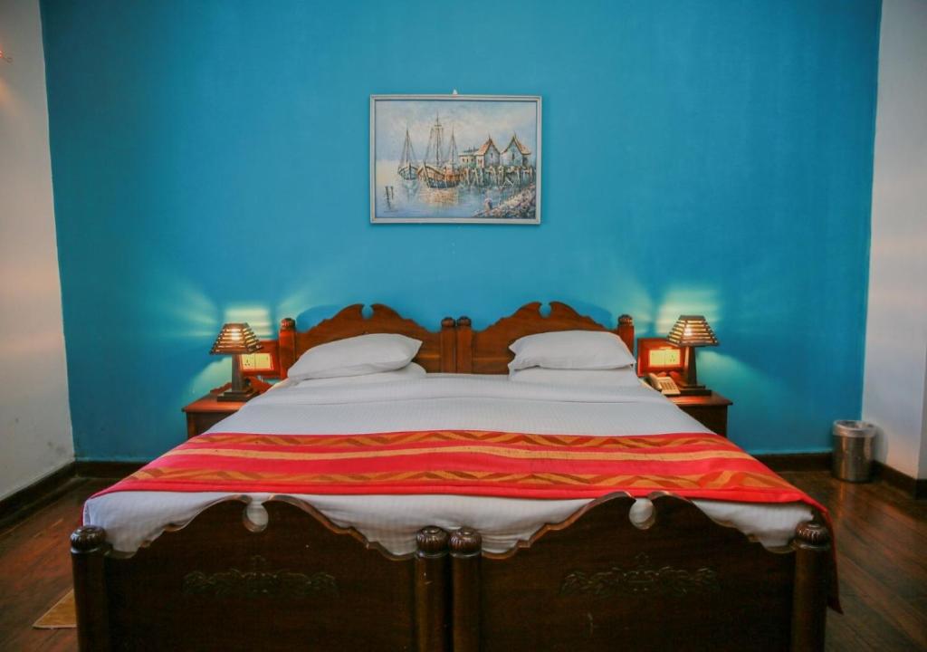 Postel nebo postele na pokoji v ubytování Hotel Glendower