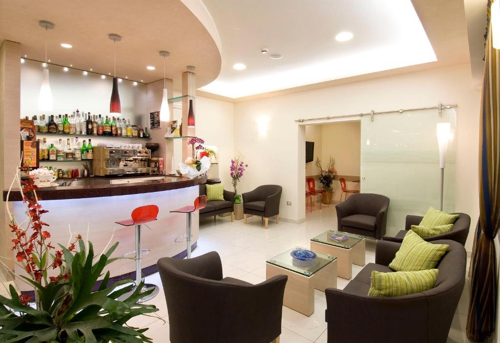 Posezení v ubytování Hotel Adigrat
