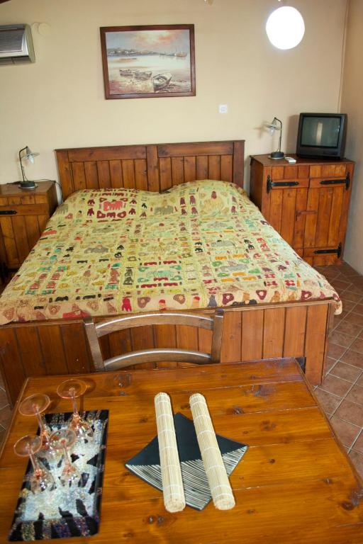 Televízia a/alebo spoločenská miestnosť v ubytovaní Apartments Cvita