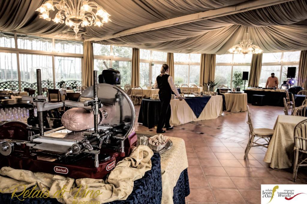Restaurace v ubytování Relais Leon d'Oro
