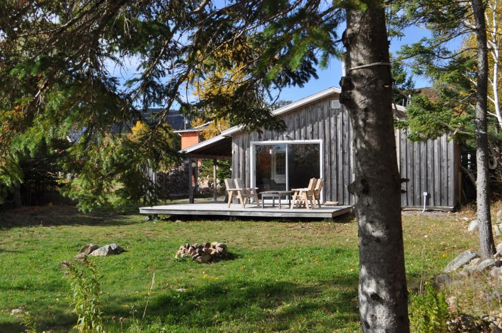 Zahrada ubytování The Sleeping Moose Cottage