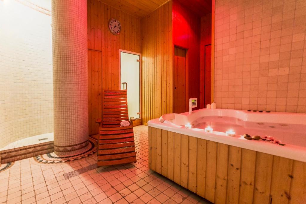 Koupelna v ubytování Relais Leon d'Oro