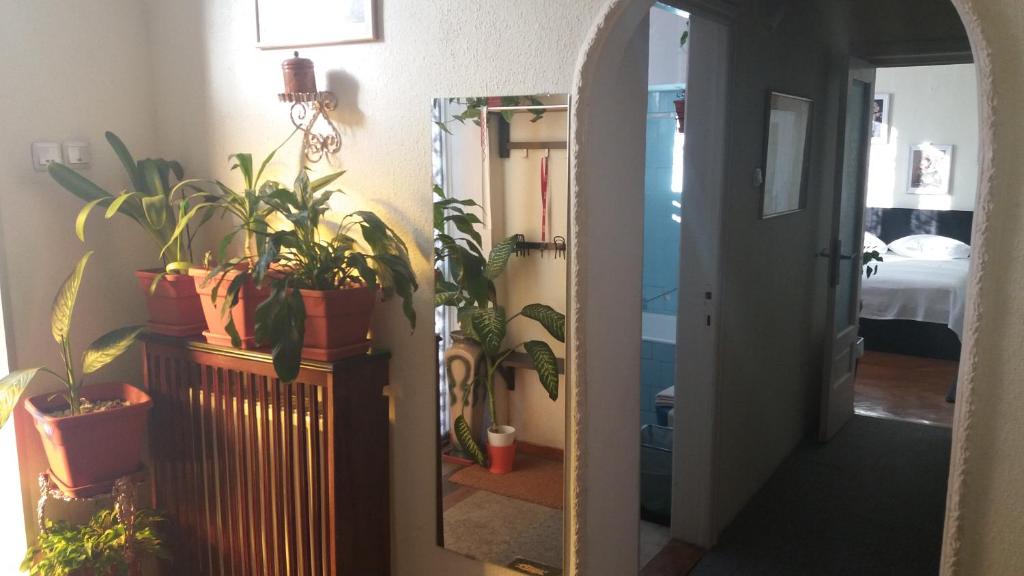 Postel nebo postele na pokoji v ubytování 12 Residence Cotroceni