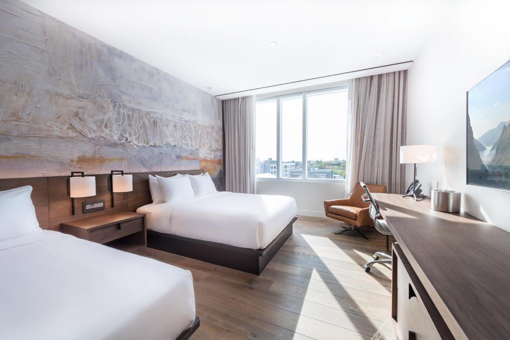 The Hotel & Athletic Club at Midtown - Deluxe Queenskamer Met Twee Queensize Bedden