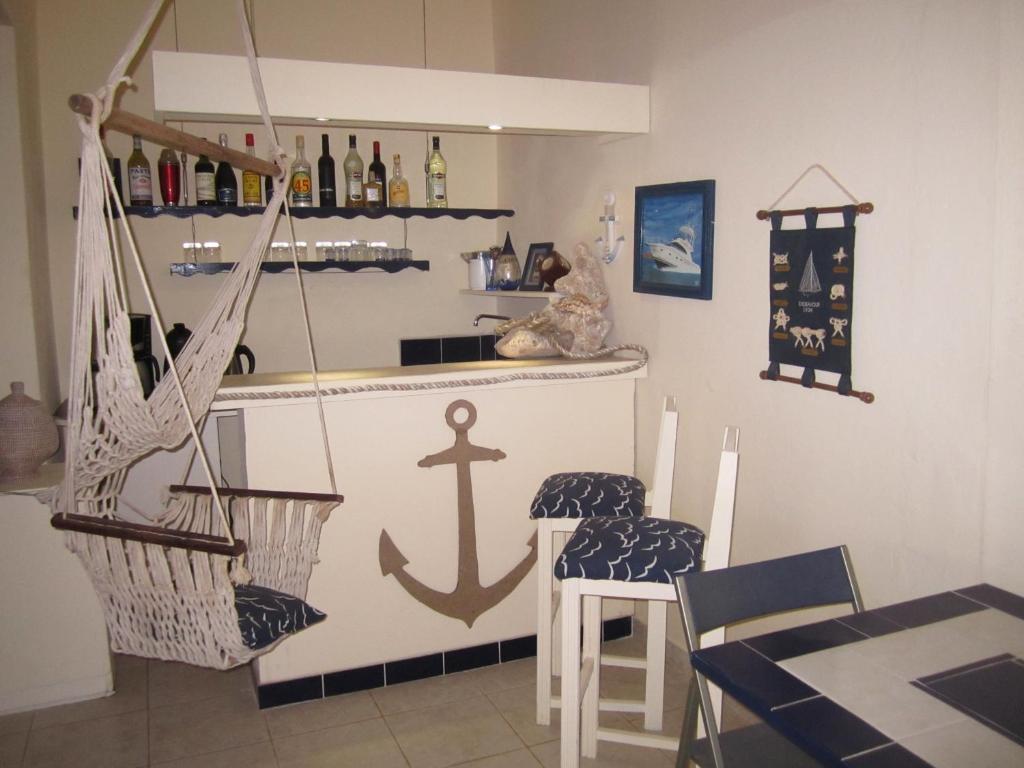 Kuchyň nebo kuchyňský kout v ubytování Yacht Club Sal