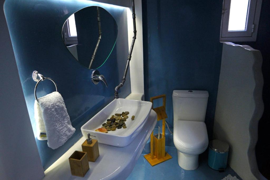 Kúpeľňa v ubytovaní ThessPalace