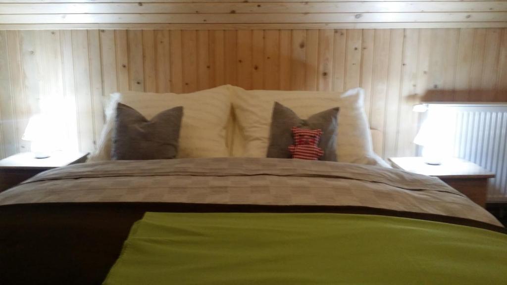 Postel nebo postele na pokoji v ubytování Chata Adavy