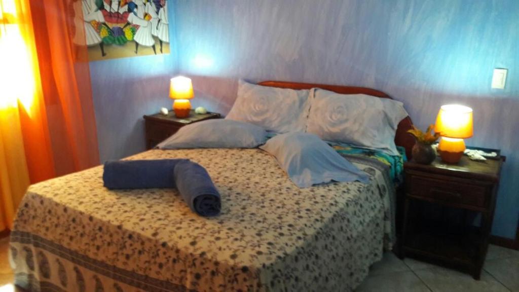 Postel nebo postele na pokoji v ubytování Villa La Caleta