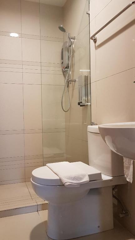 Koupelna v ubytování Hotel 1000 Miles