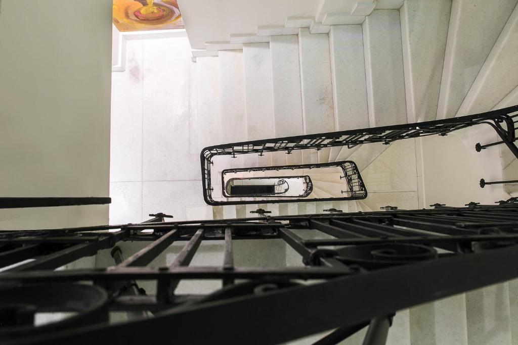 a stove top in a kitchen with a wall at Superior One Boutique Hotel in Thessaloniki