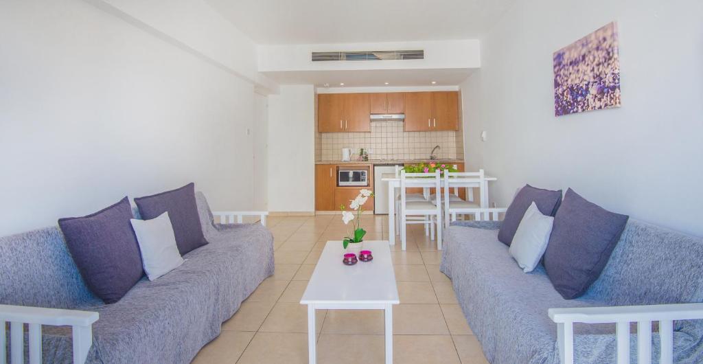 Posezení v ubytování Alva Hotel Apartments