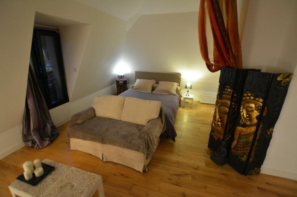 Maison d'hôtes Les Coudreaux - Triple Chambre Avec Vue Sur Le Jardin