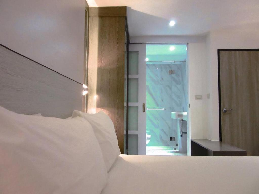 Postel nebo postele na pokoji v ubytování Urban house