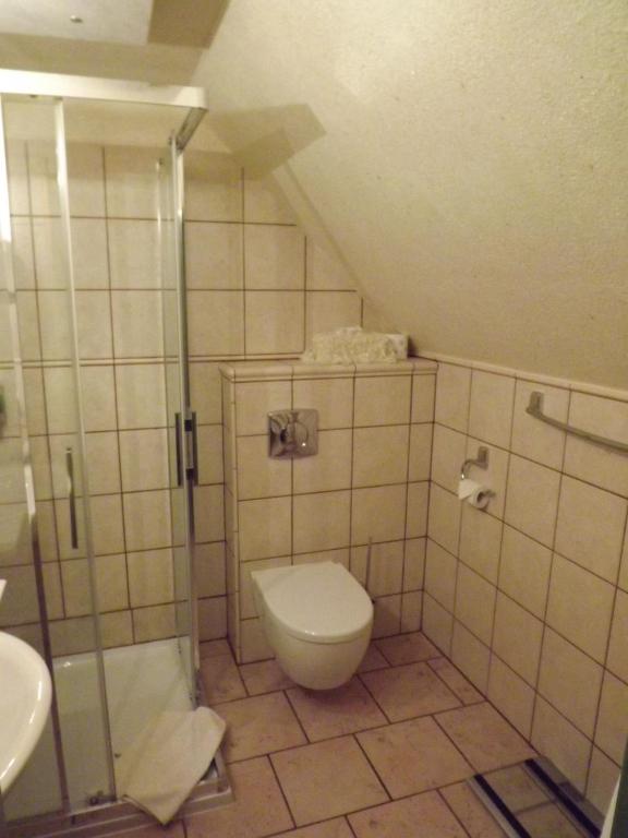 Vannituba majutusasutuses Hotel Piccolo