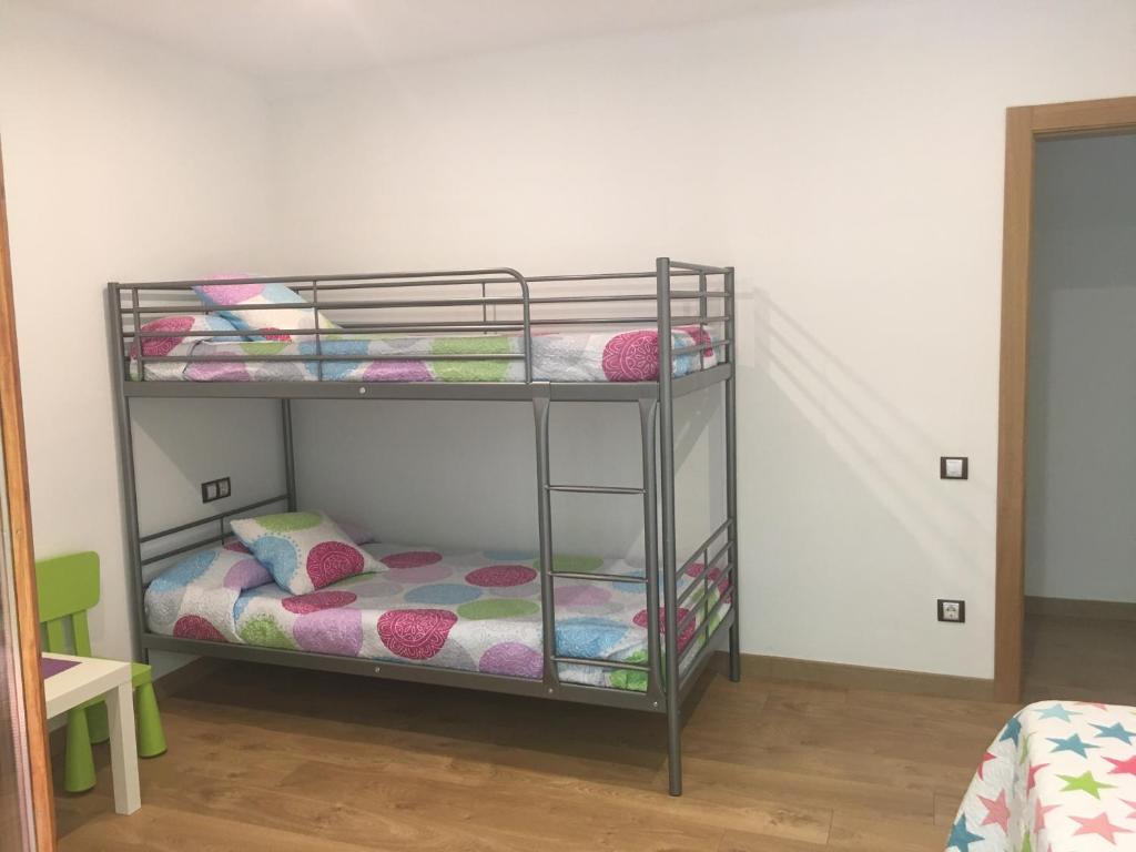 Postel nebo postele na pokoji v ubytování Precioso apartamento con vistas montaña o rio