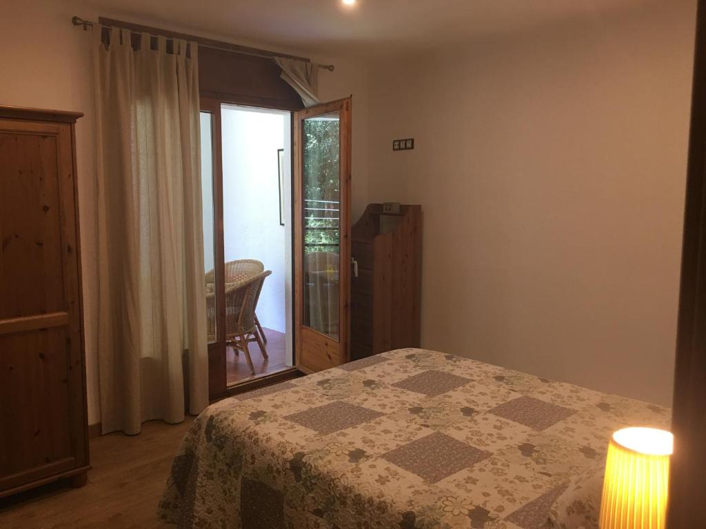 Postel nebo postele na pokoji v ubytování Precioso apartamento con vistas montaña o rio