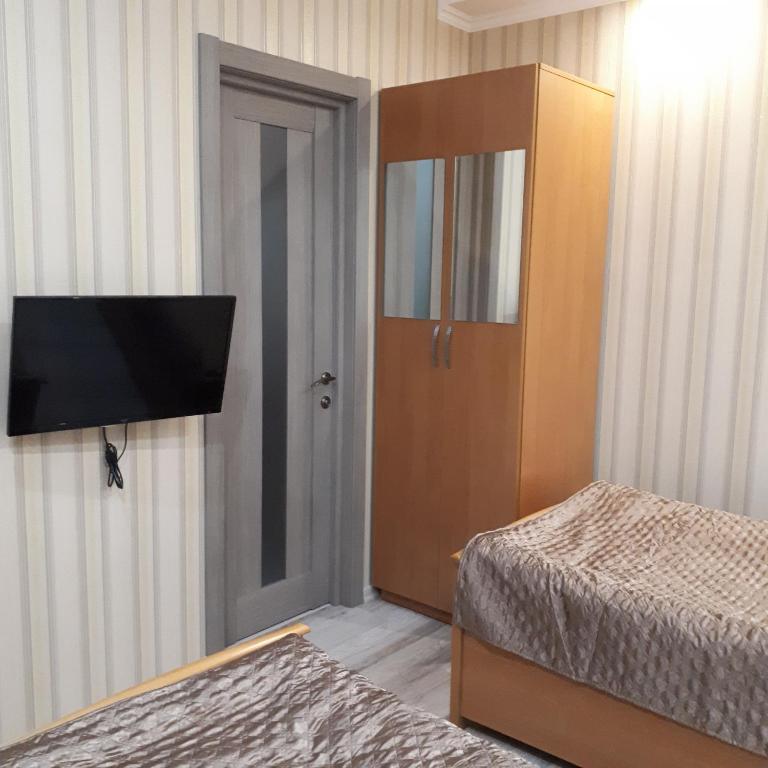 TV a/nebo společenská místnost v ubytování The apartments