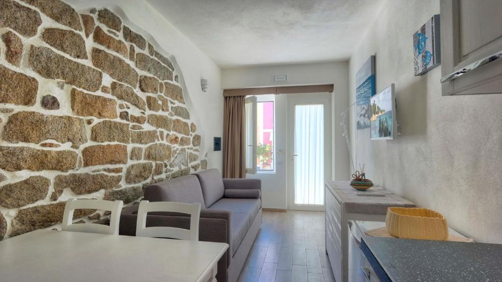 Posezení v ubytování Smart Suite & Apartments