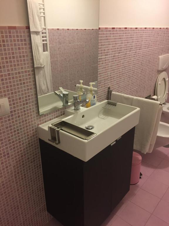 Koupelna v ubytování B&B Stefyld