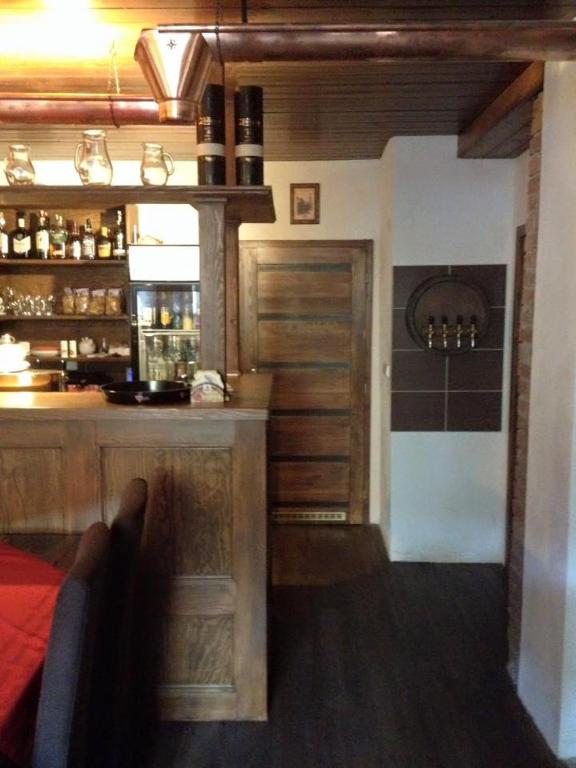 Lounge nebo bar v ubytování Penzion Na Zastávce