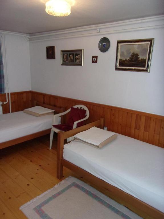 Postel nebo postele na pokoji v ubytování Tower House