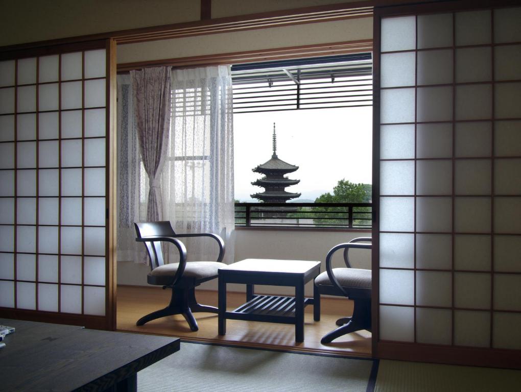 Posezení v ubytování Kyoto Higashiyamaso