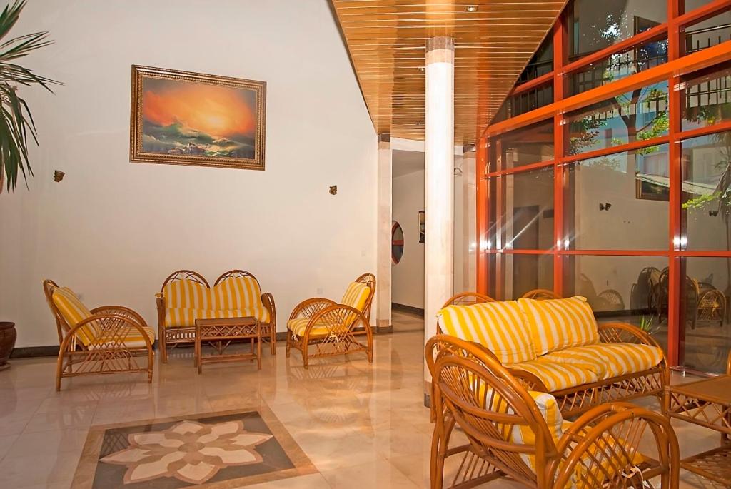 Posezení v ubytování Wassermann Hotel