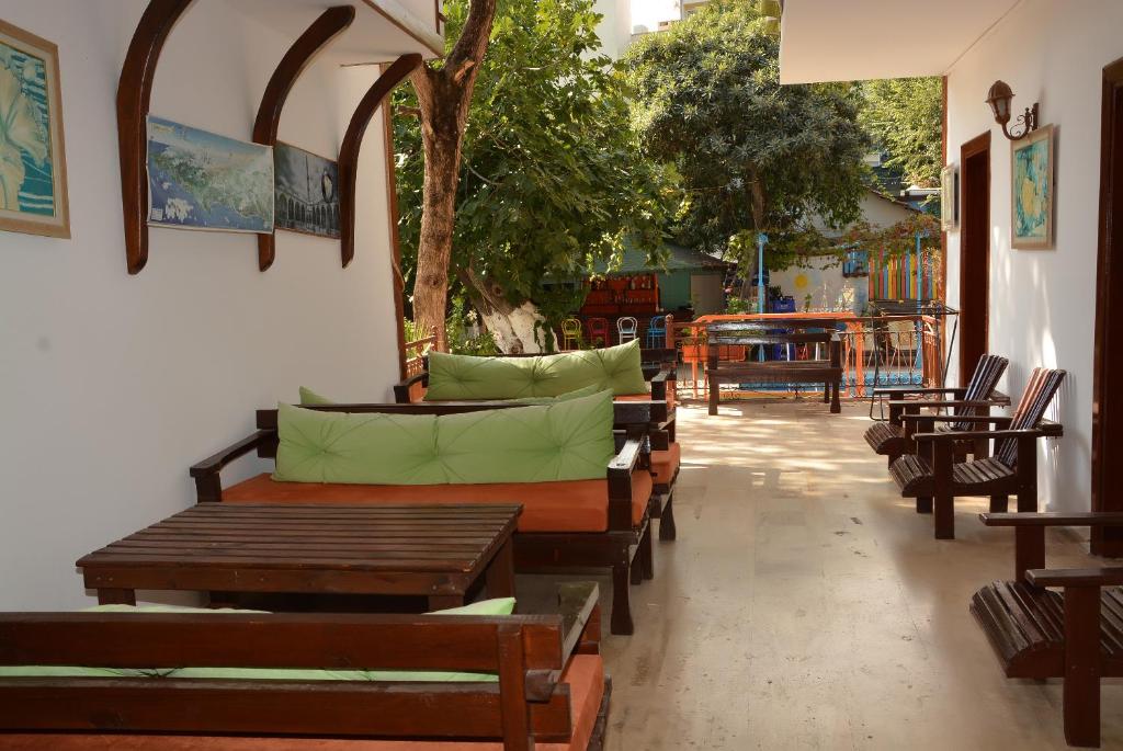 Posezení v ubytování Kaliptus Hotel
