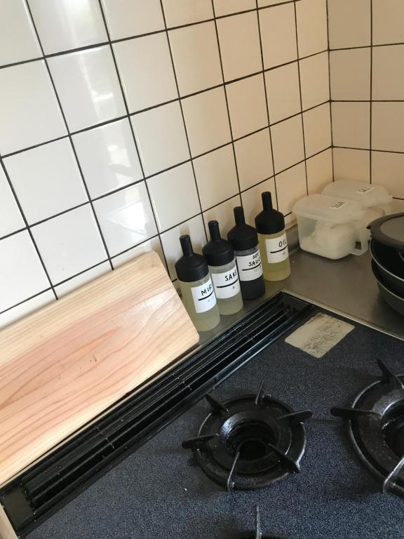Kuchyň nebo kuchyňský kout v ubytování Guesthouse Irago