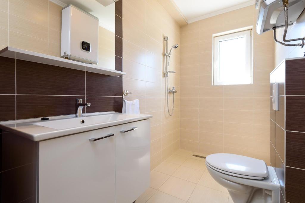 Kúpeľňa v ubytovaní Apartmani Beran