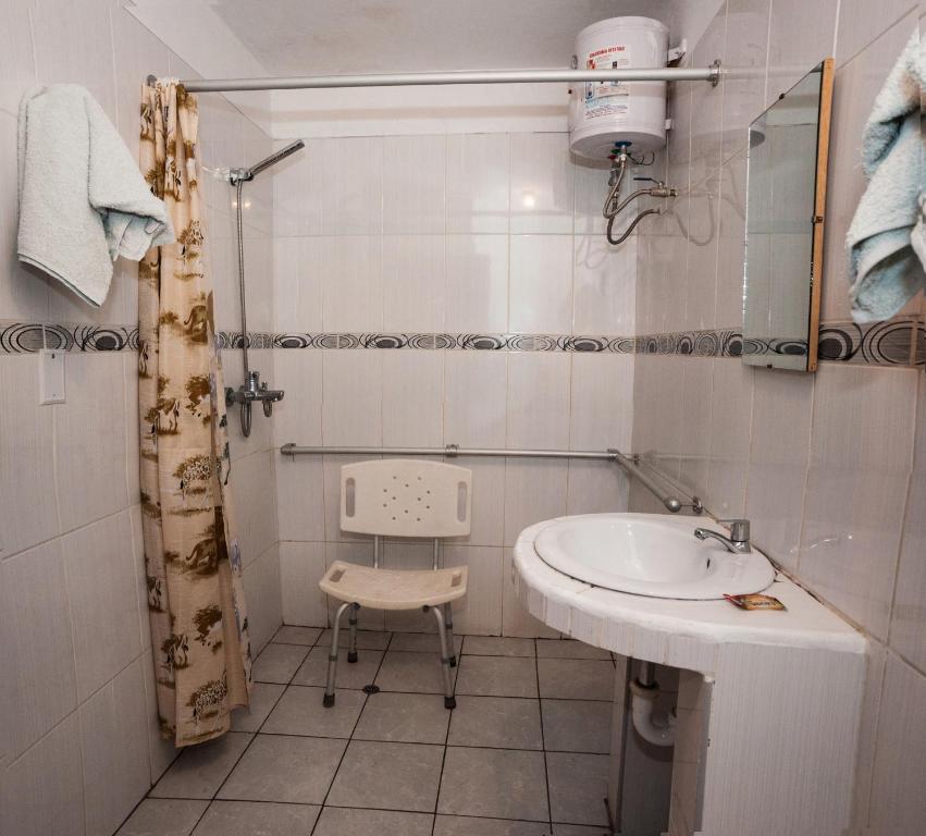 Koupelna v ubytování Hostal Iquique