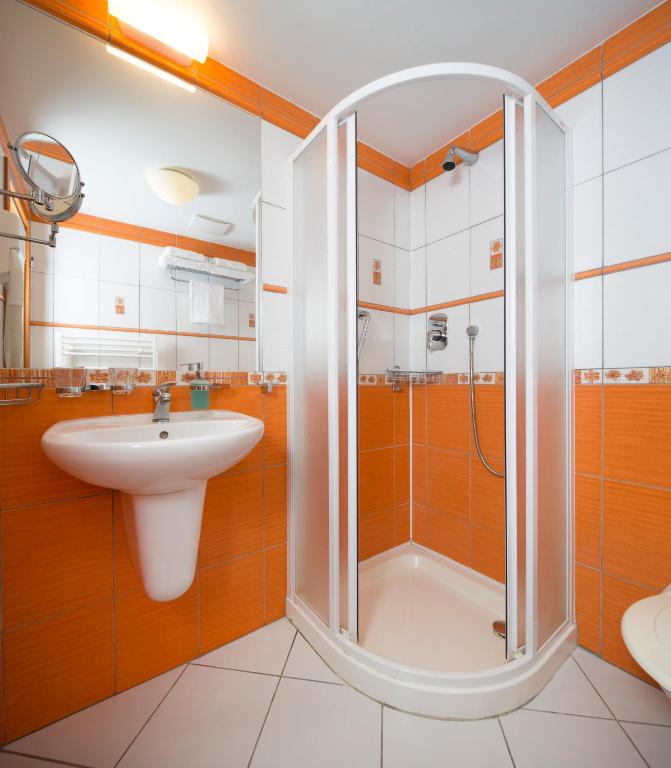 Koupelna v ubytování Spa Resort Libverda - Hotel Lesní Zátiší