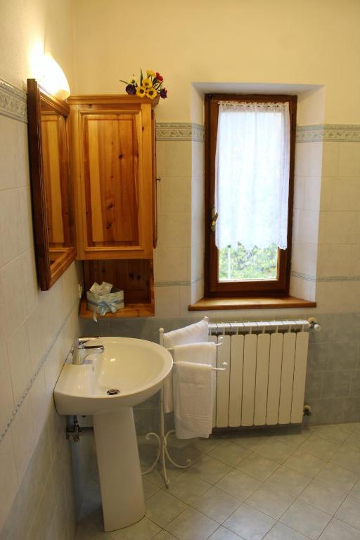 Koupelna v ubytování Chalet Abetone in Tuscany