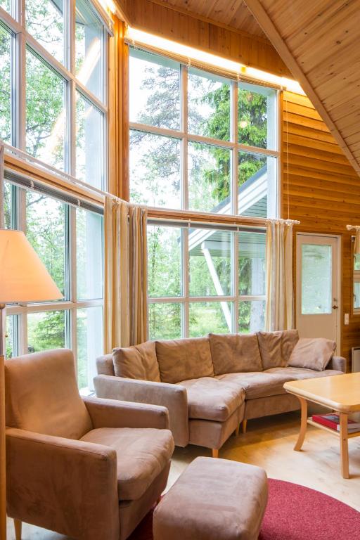 Гостиная зона в Holiday Club Salla Apartments