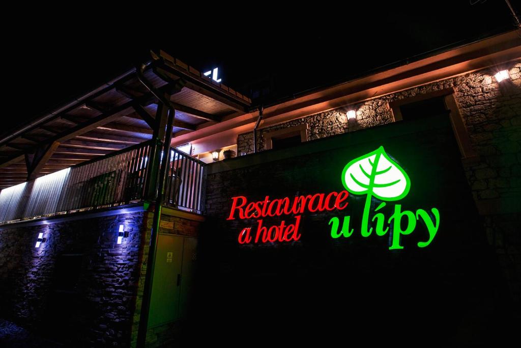 Certifikát, hodnocení, plakát nebo jiný dokument vystavený v ubytování Hotel U Lípy