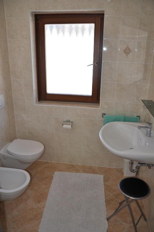 Koupelna v ubytování Appartements Wiesenheim